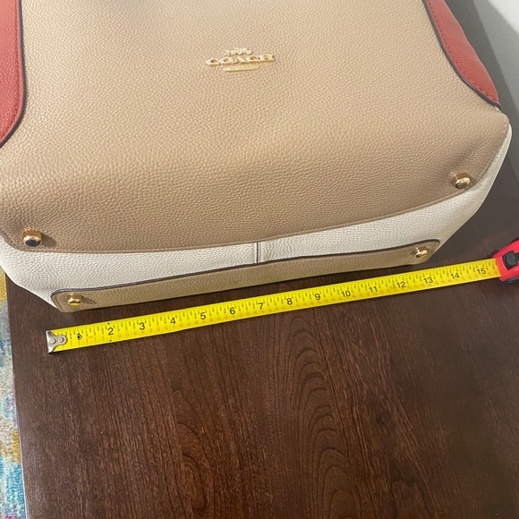 Coach beige leather shoulder bag - NEVER WORN - Picture 7 of 8